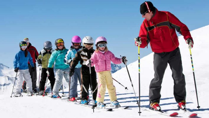 Wintersport schoolvakantie